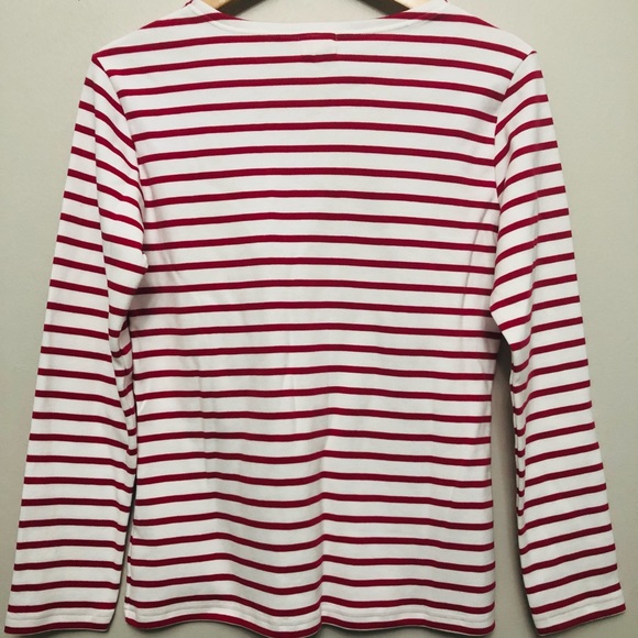 NWT Armor Lux Mariner Heritage red striped shirt - Picture 4 of 5